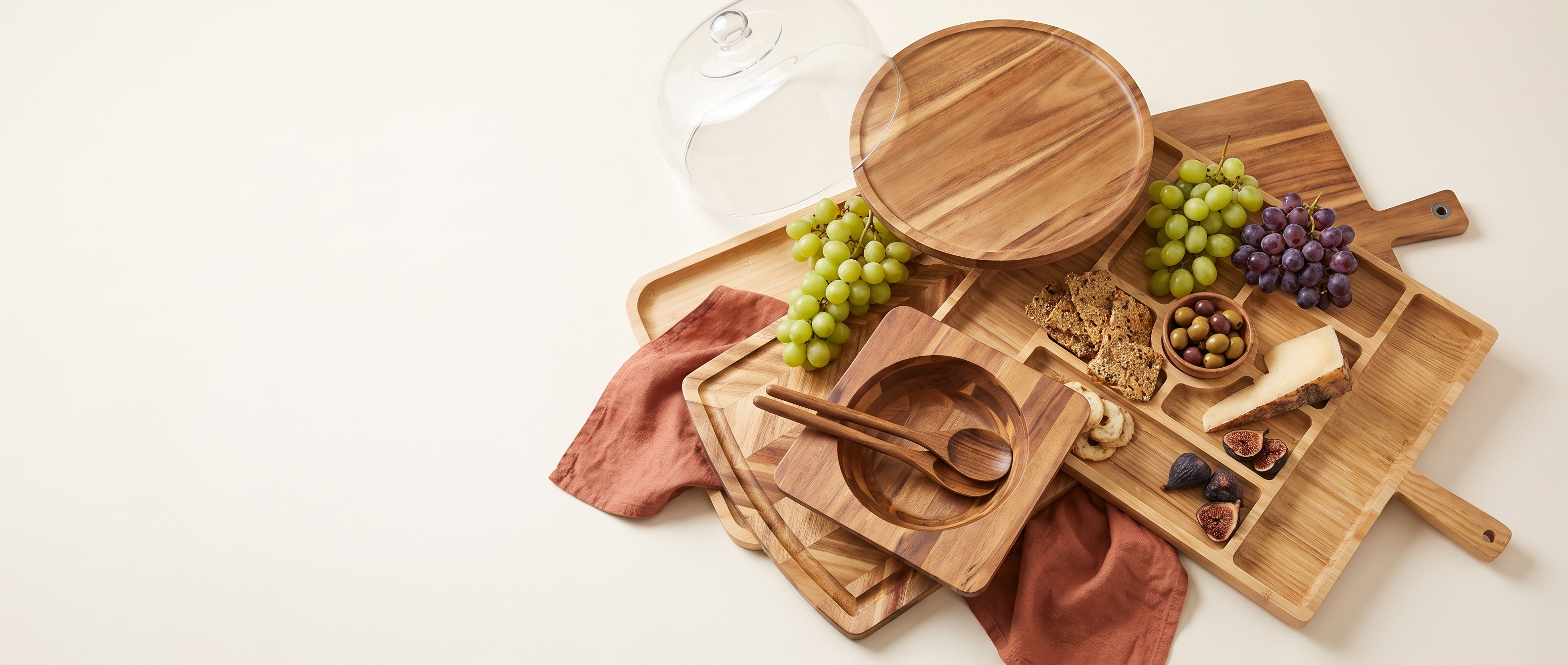 Serving and entertaining banner