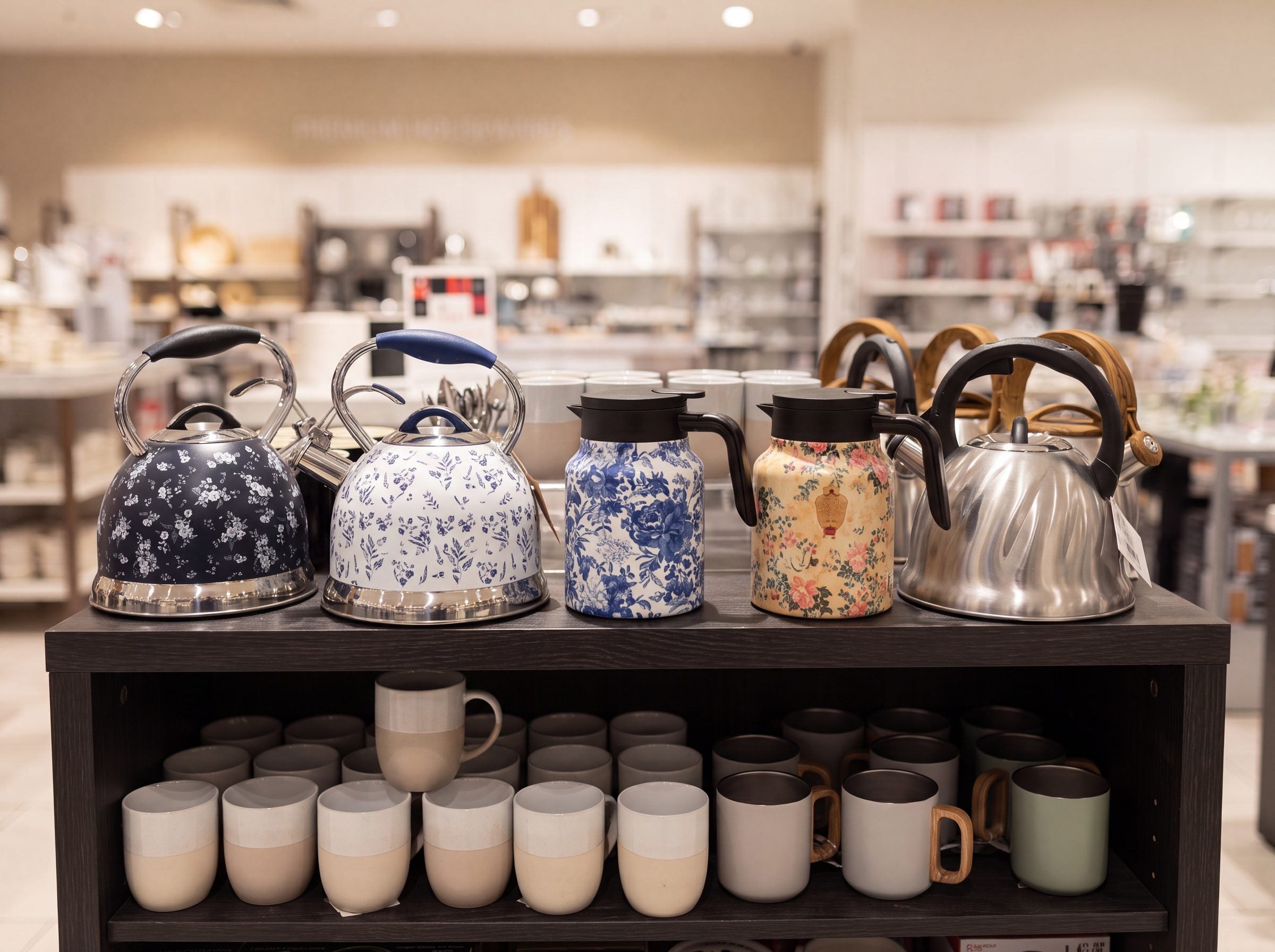 Jessar whistling kettles in-store